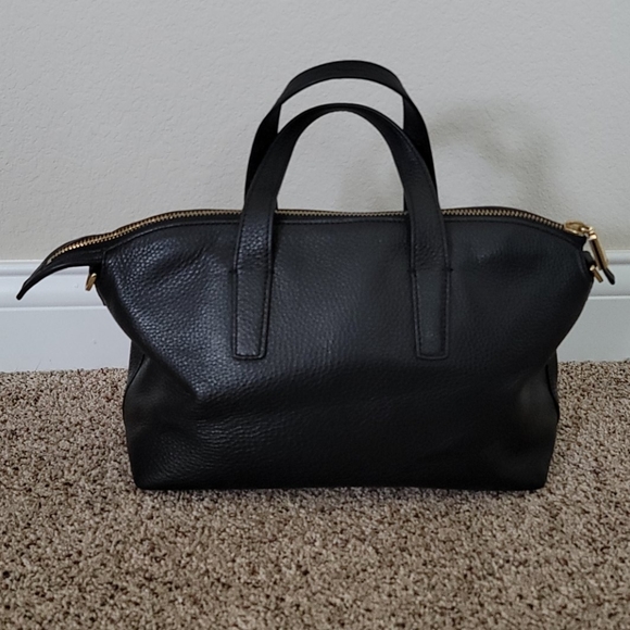 Tory Burch Black Leather Sachel Bag - Picture 6 of 16